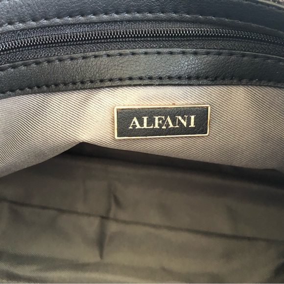 Alfani Moira Dome Satchel, Black, NWT - Picture 9 of 11
